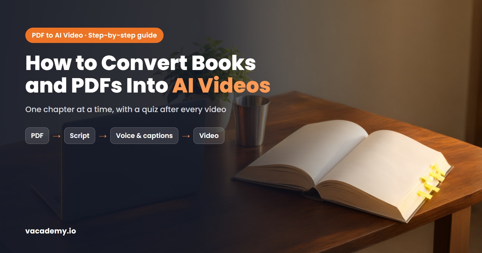 How to Convert Books and PDFs Into AI Videos for Engaging Digital Learning